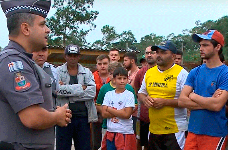 Protesto por rompimento de reservatório em Piedade