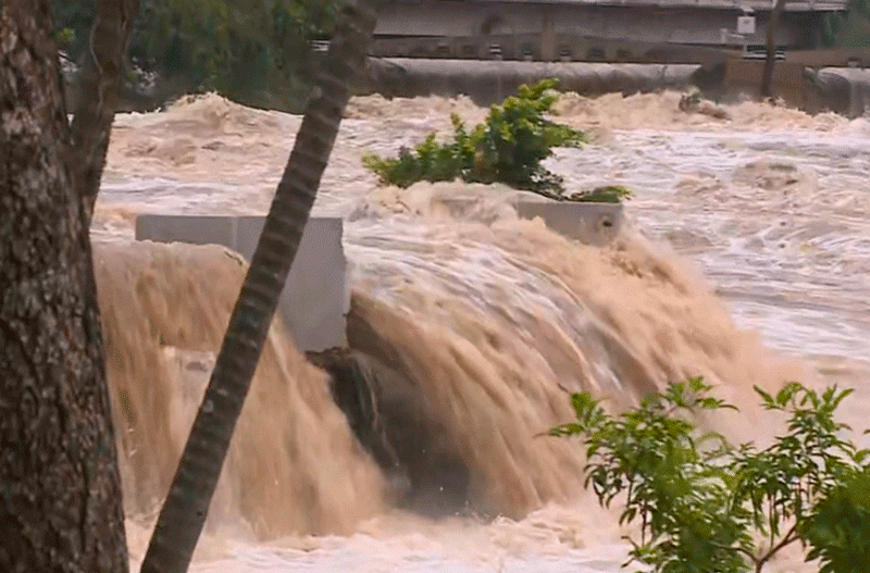 Nível do rio tietê continua subindo em Salto