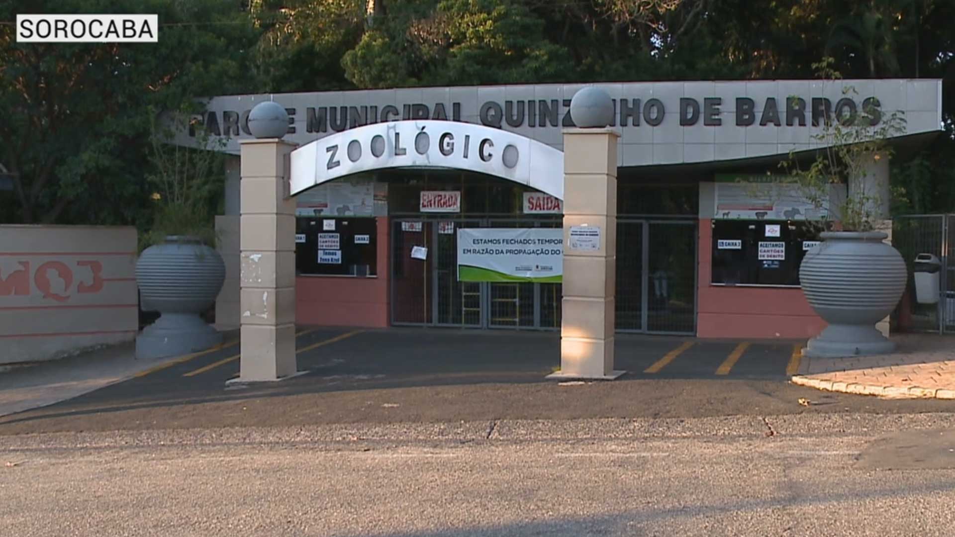 Zoológico de Sorocaba tem novos hábitos durante a pandemia.