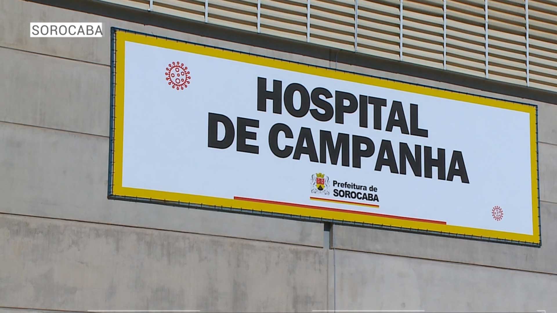 Hospital de campanha de Sorocaba a espera de pacientes covid-19
