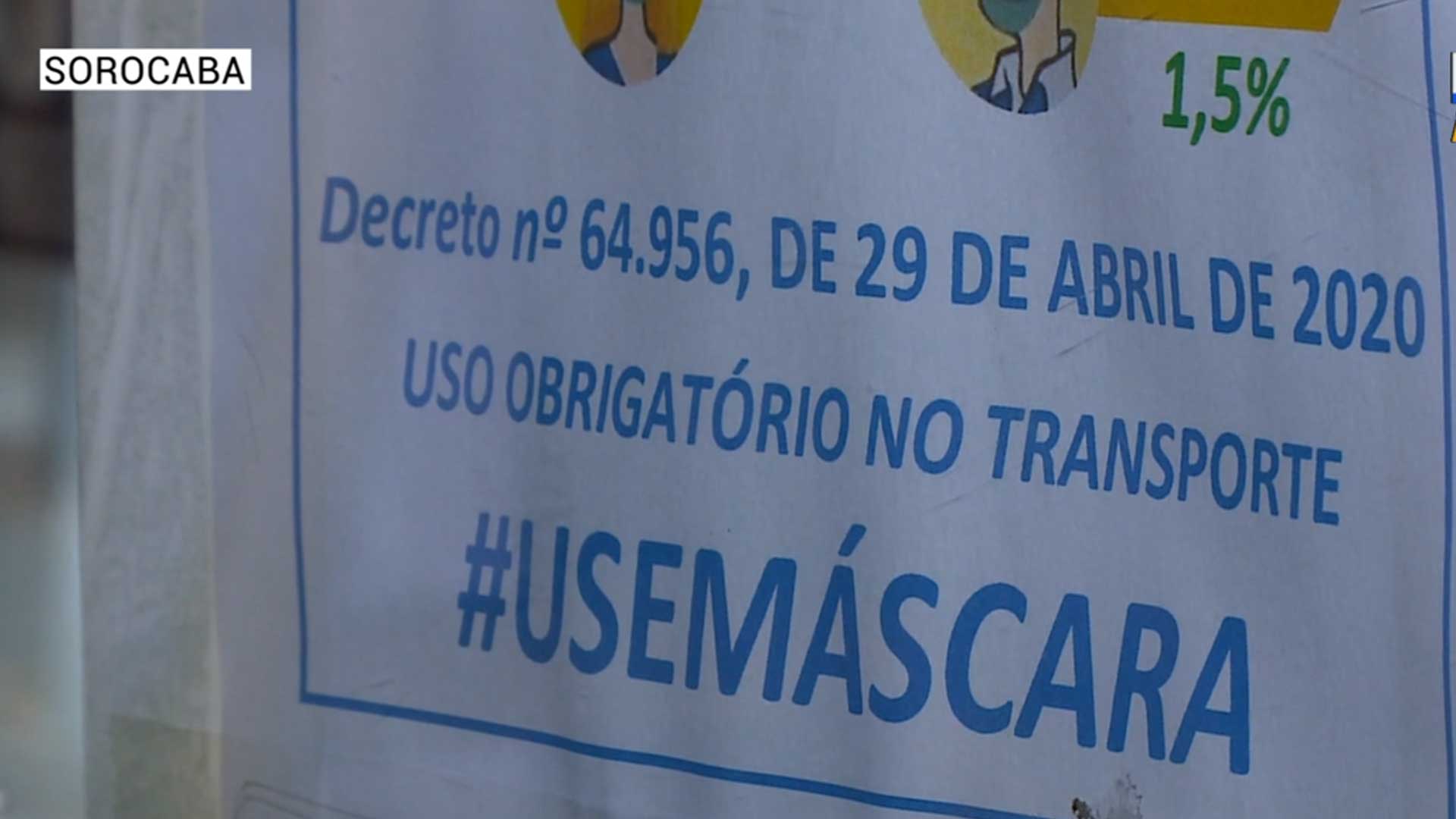 Uso de máscara passa a ser obrigatório em ônibus intermunicipais.