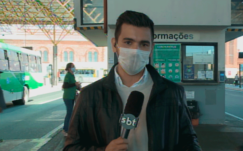 reporter de mascara no terminal