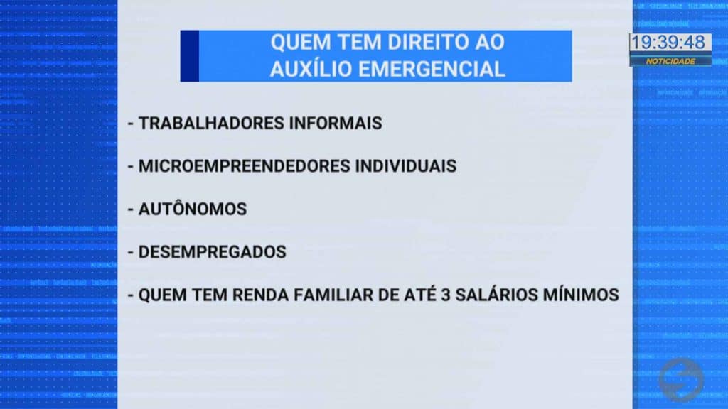 auxilio emergencial governo