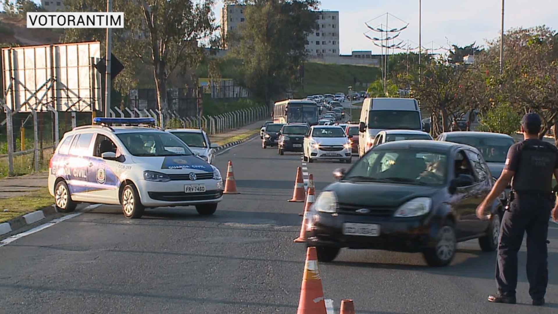 Votorantim instala barreiras sanitárias