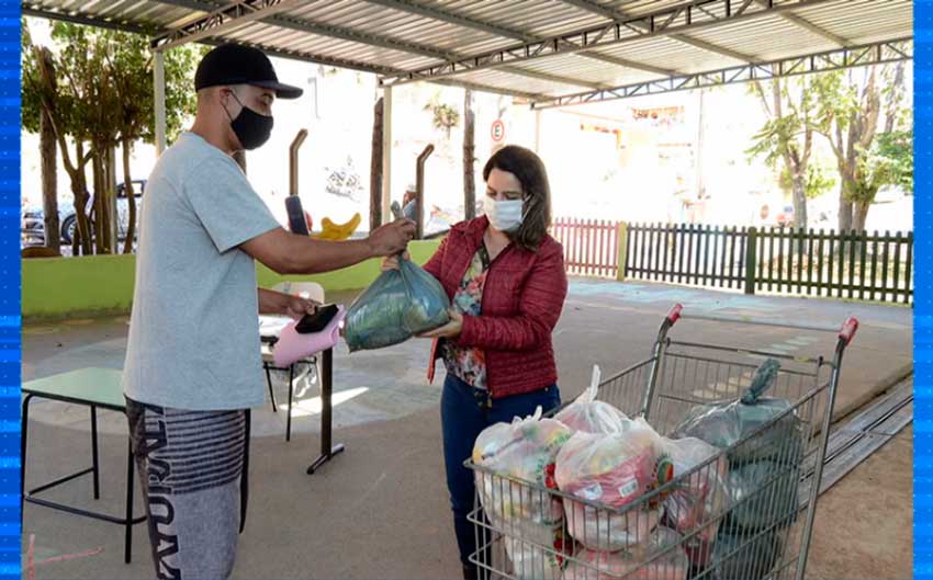 Retirada de kit alimentação em Várzea Paulista