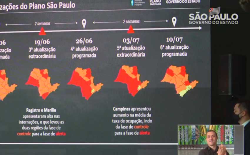 Região de Sorocaba na fase 2 – Laranja