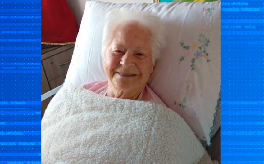 Idosa de 100 anos se recupera da covid-19 em Jundiaí
