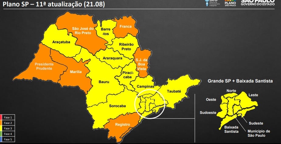 Comércio da região pode funcionar por 8 horas a partir de sábado (22)