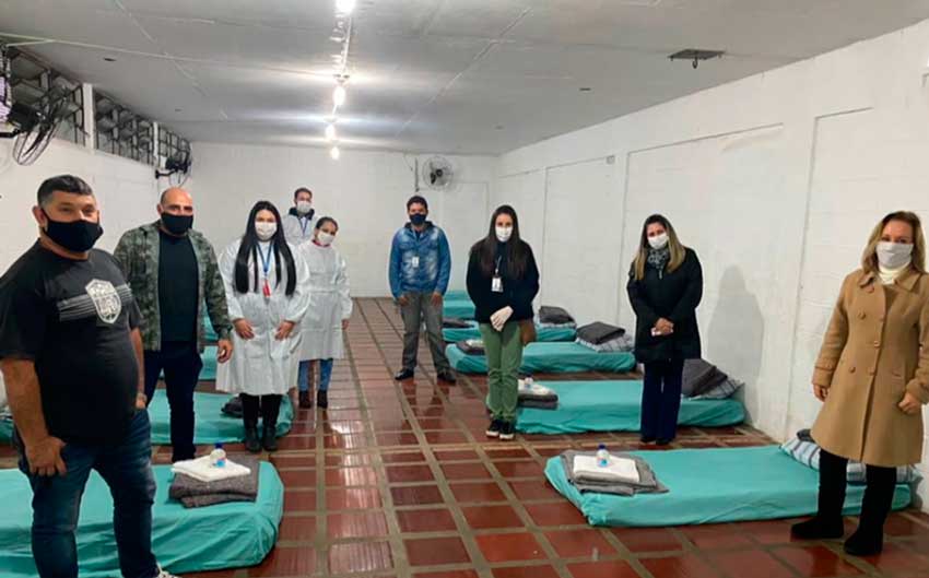 Atendimento às pessoas em situação de rua no frio