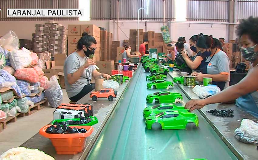 Cresce a produção de brinquedos na pandemia