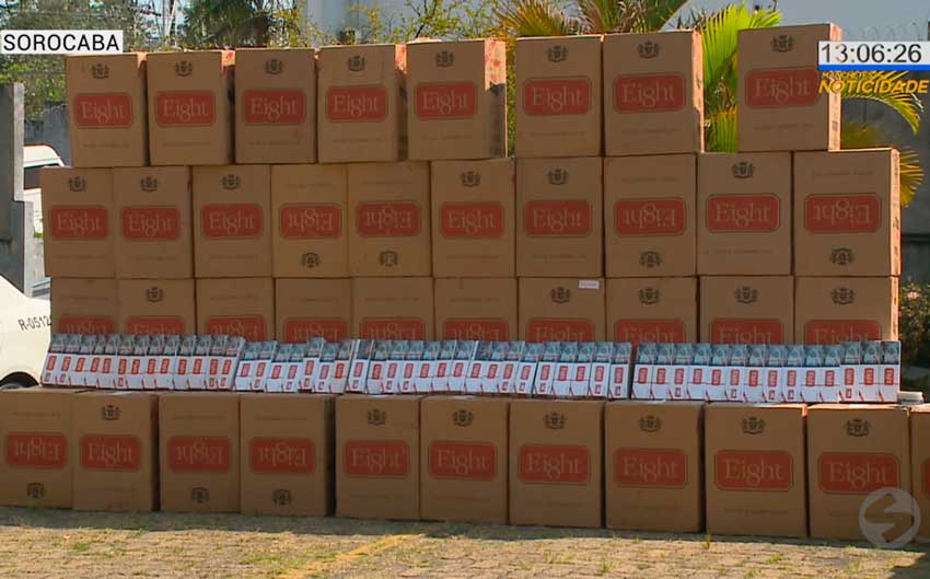 30 mil maços de cigarros apreendidos