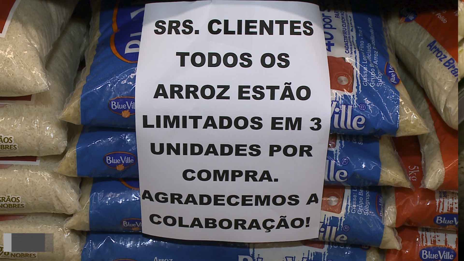 limite compra de arroz