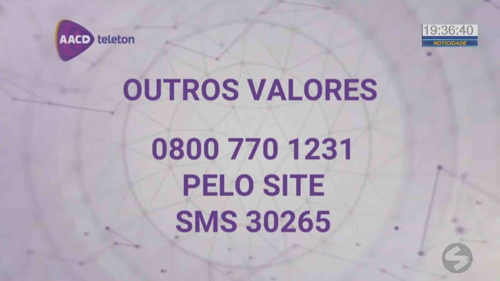 outros valores teleton