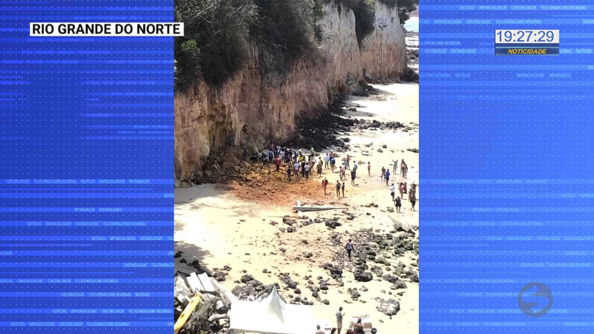 Uma das vítimas em desabamento de falésia no Rio Grande do Norte é de Jundiaí