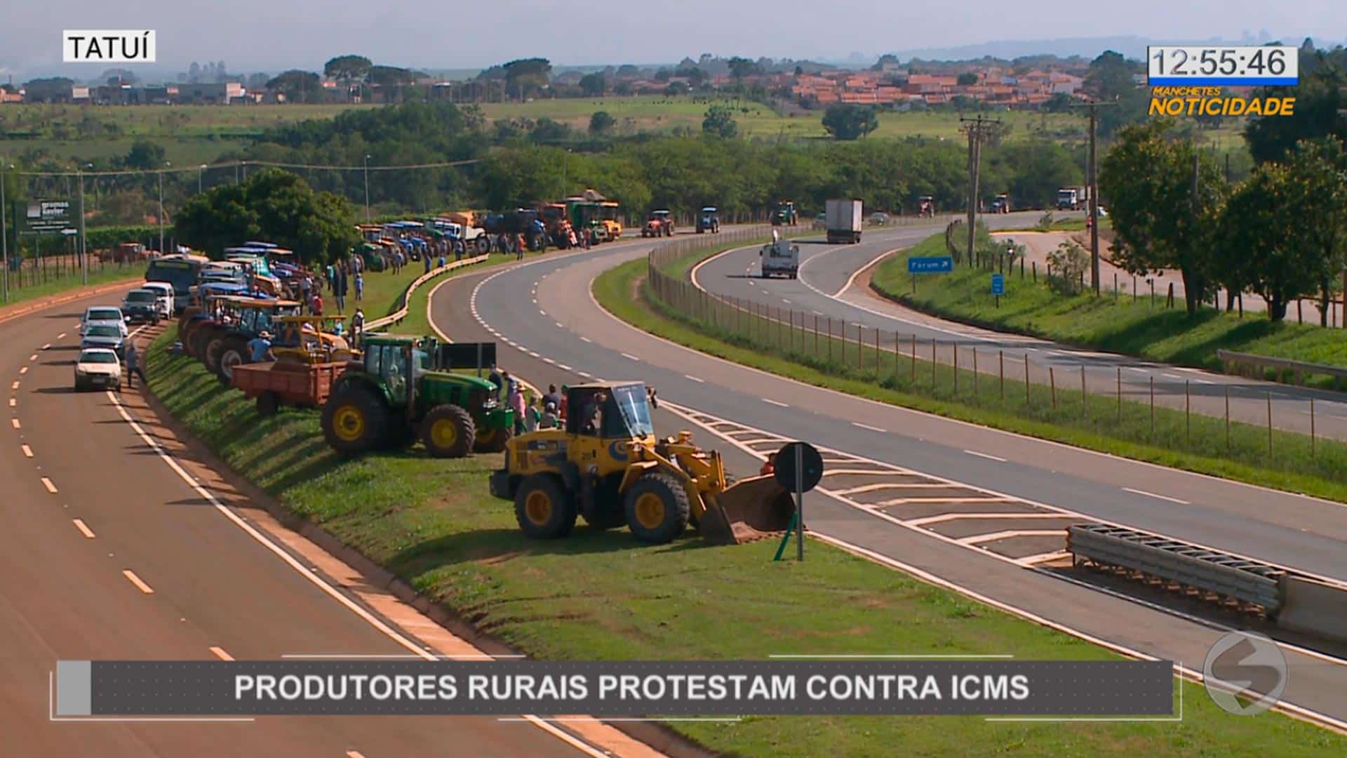 Produtores rurais protestam contra ICMS