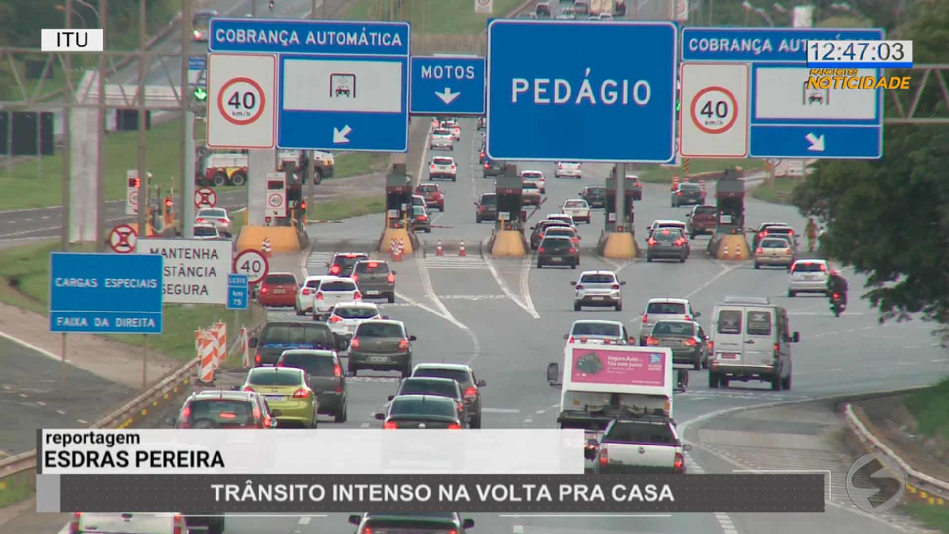 Volta do feriado teve tráfego intenso na região