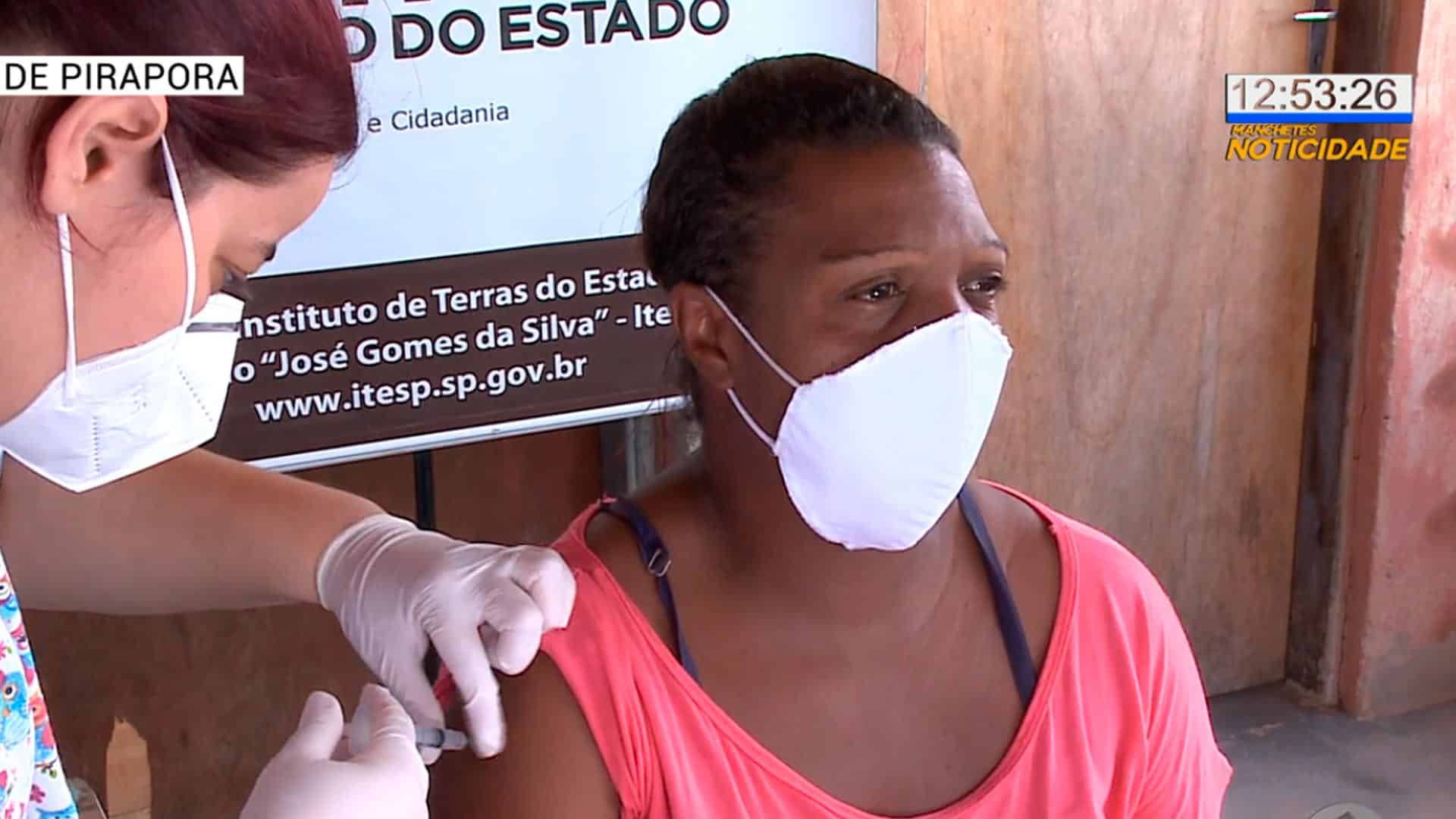 Todos os moradores do quilombo Cafundó são vacinados