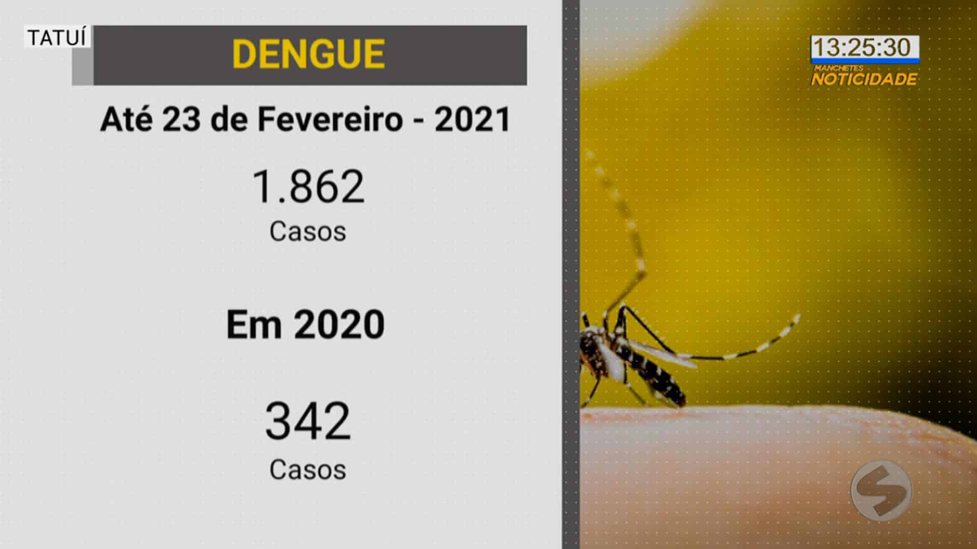 Mais de 1.800 casos de dengue são confirmados em Tatuí