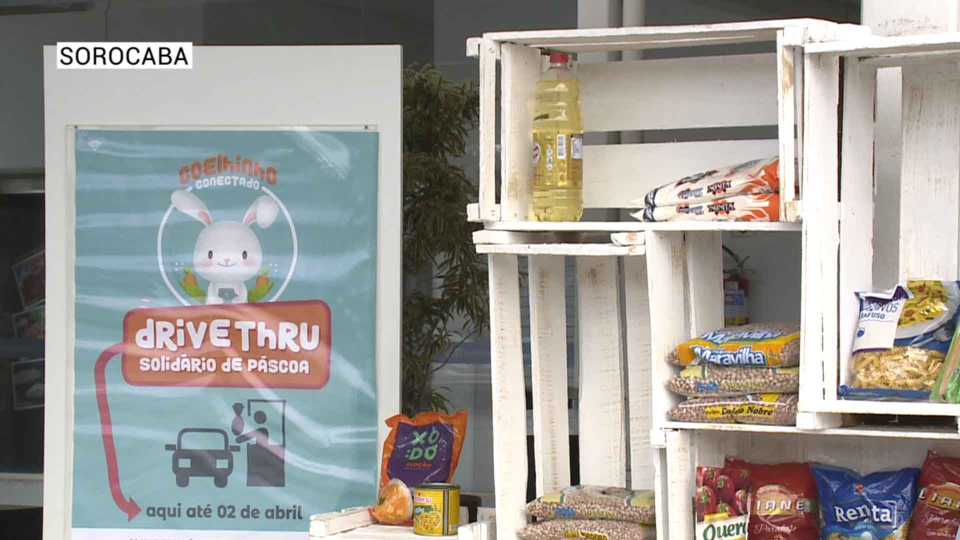 Shopping e ONG arrecadam alimentos e ovos de Páscoa para famílias carentes