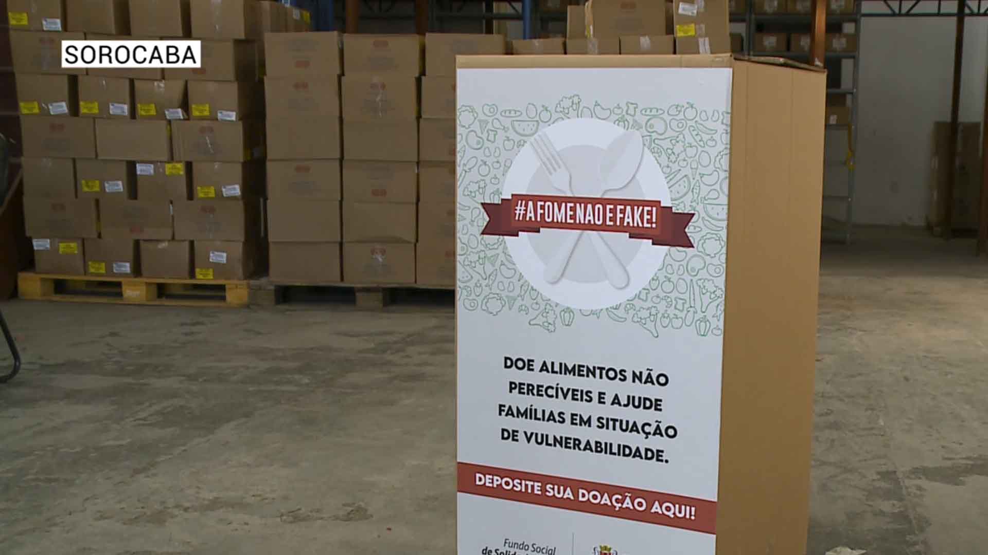 Prefeitura de Sorocaba arrecada mais de 3T em campanha “A fome não é fake”