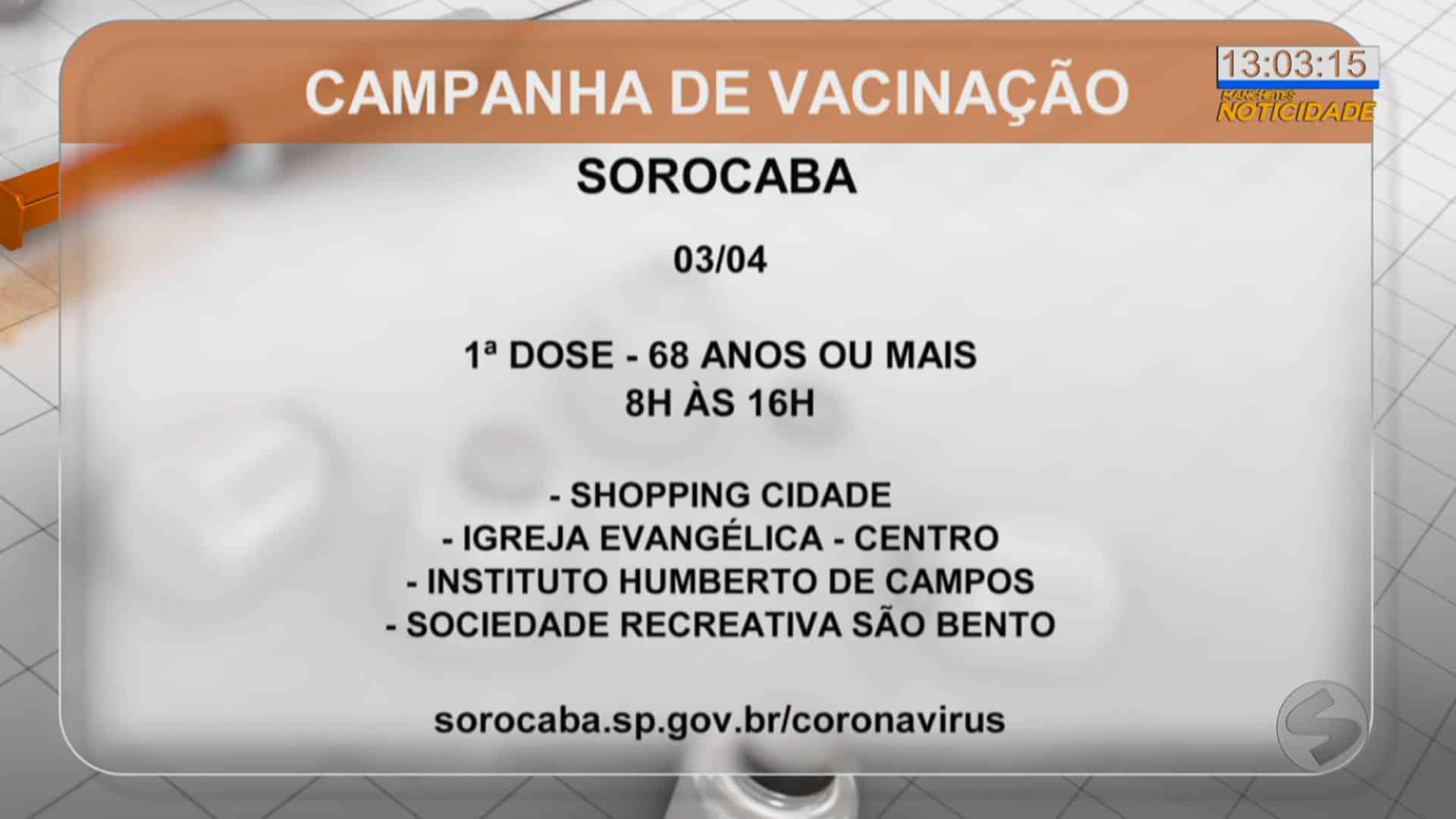 Sorocaba e Jundiaí recebem mais doses de vacina