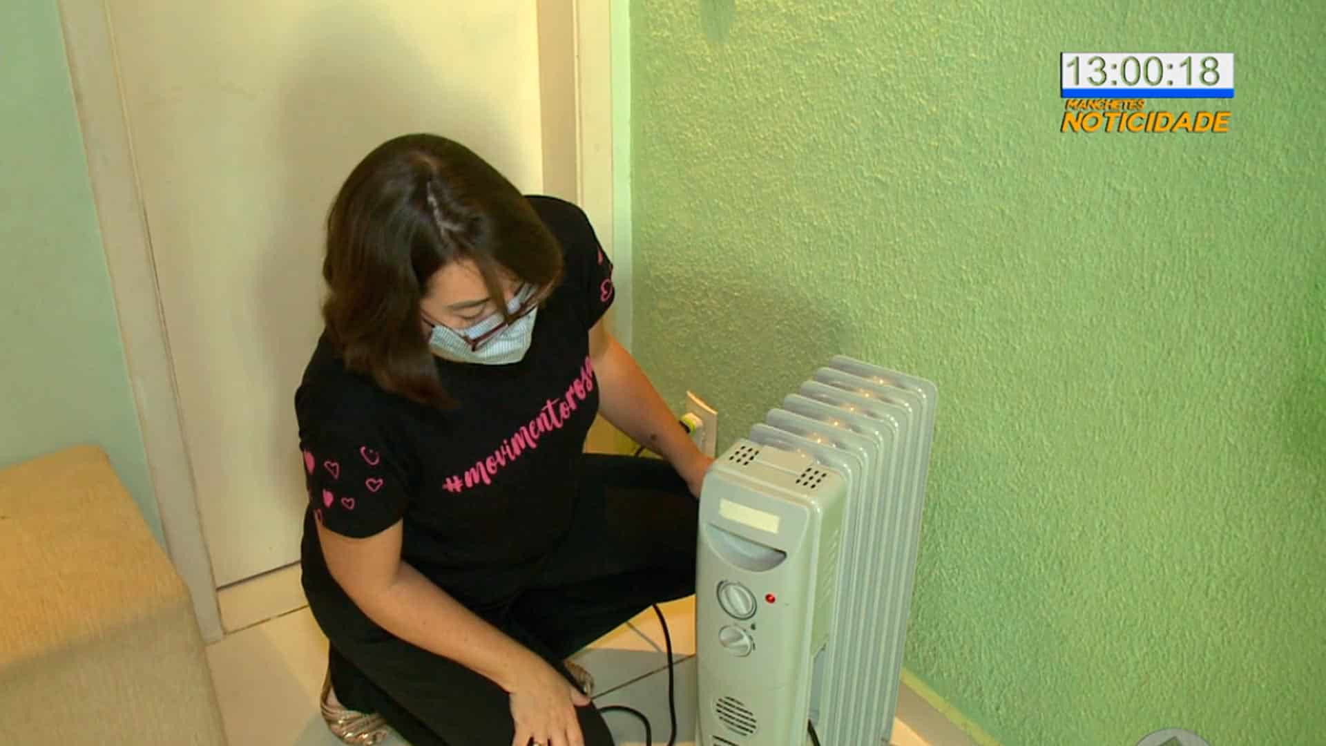 Uso de aquecedores no inverno requer cuidados