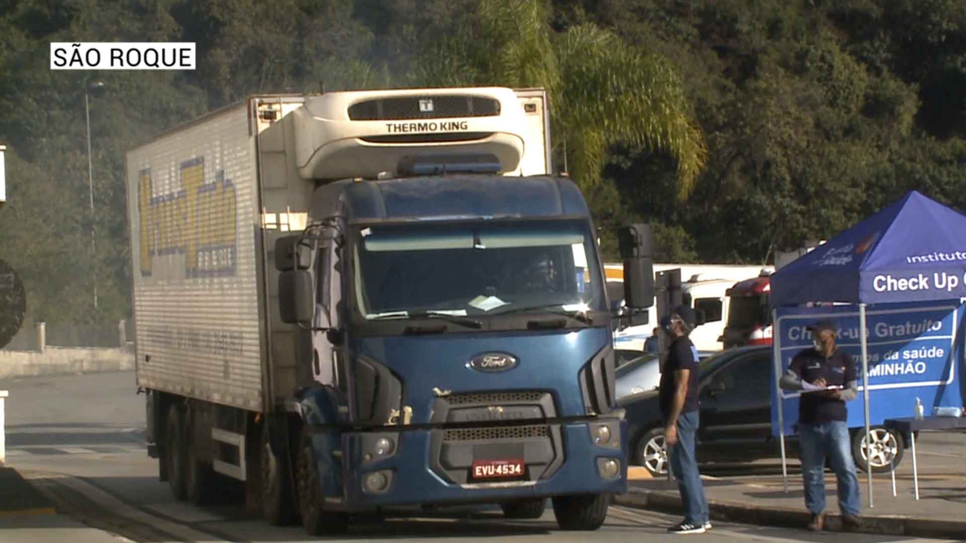 Motoristas recebem apoio psicológico na rodovia Castello Branco