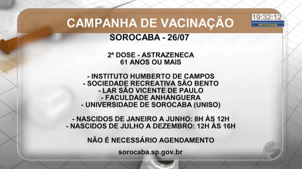 vacinacao em sorocaba