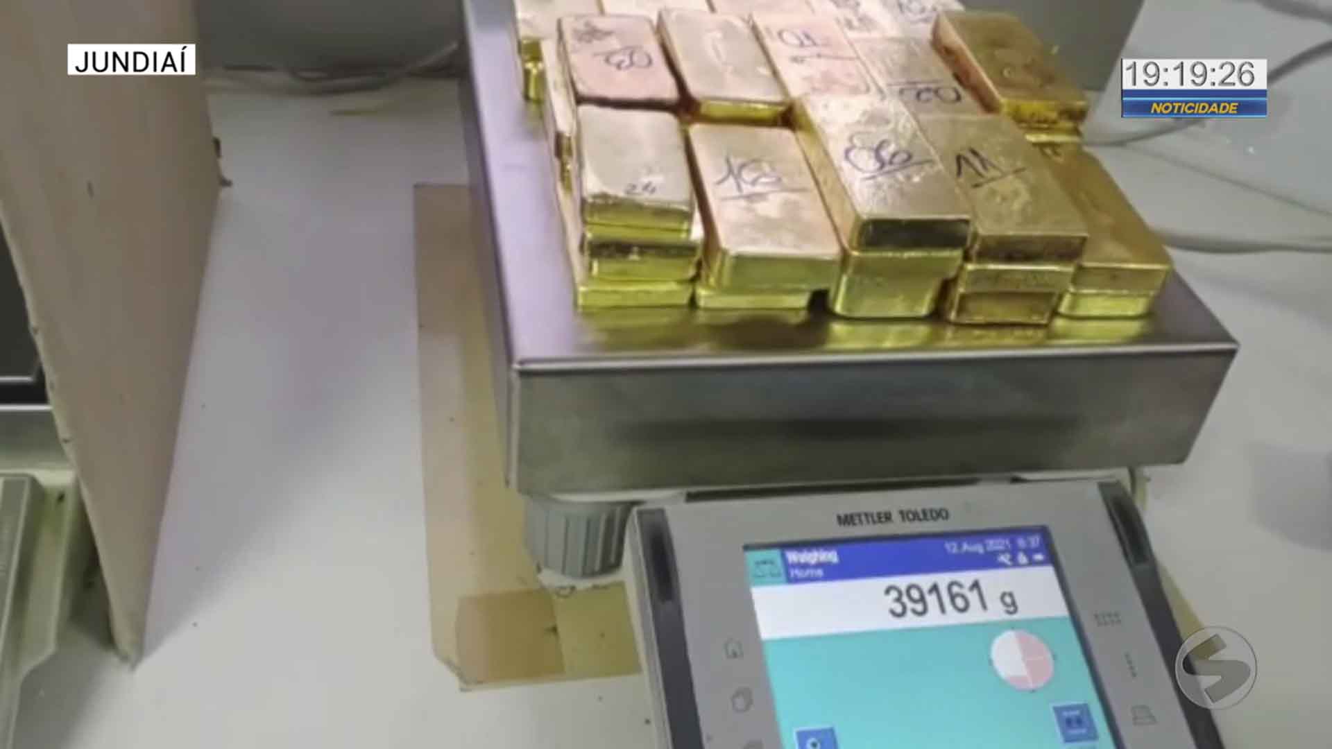 Polícia Federal apreende quase 40kg de ouro em aeroporto de Jundiaí