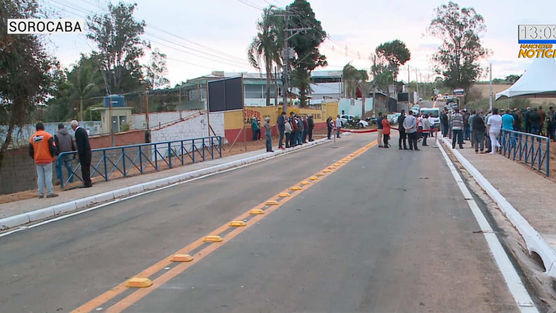 Ponte entre Sorocaba e Araçoiaba da Serra é inaugurada