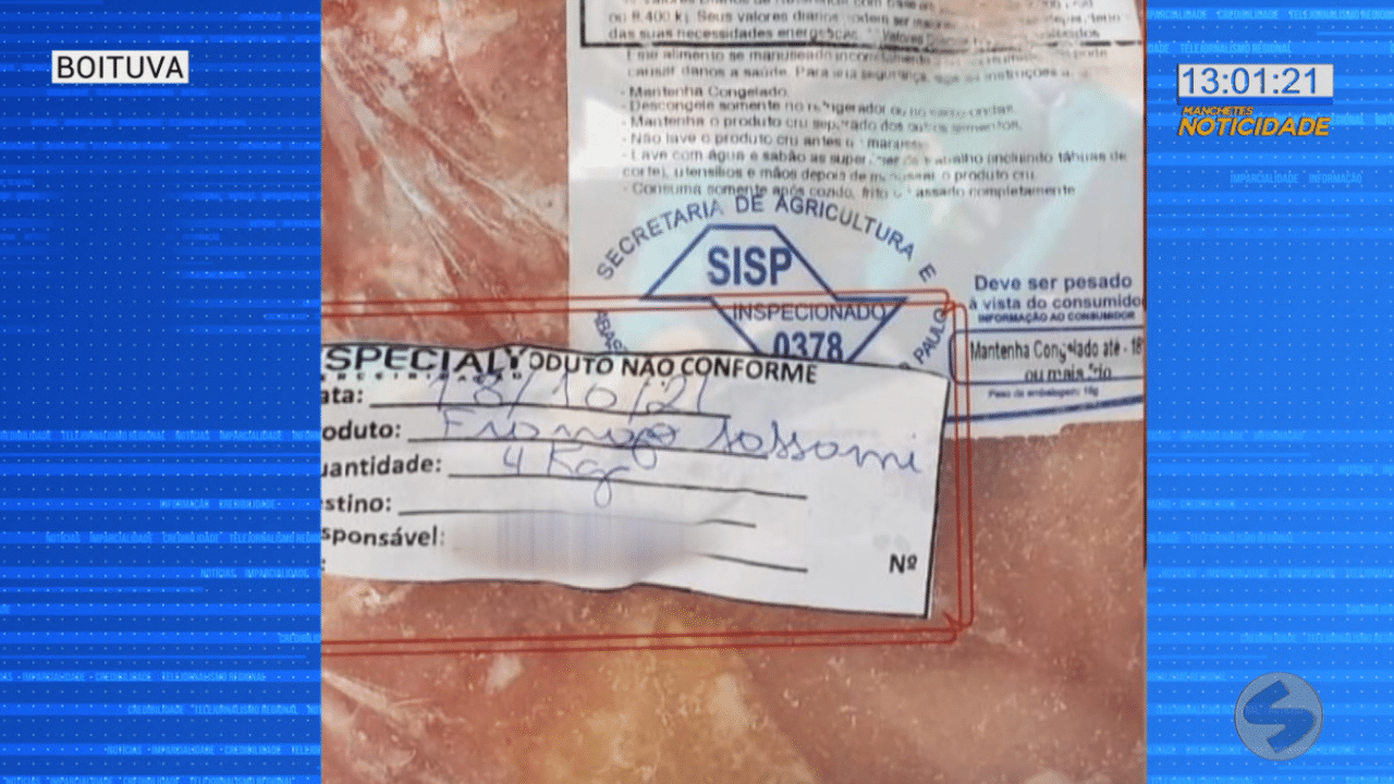 Carne de frango vencida em escola municipal de Boituva gera preocupação em pais de alunos