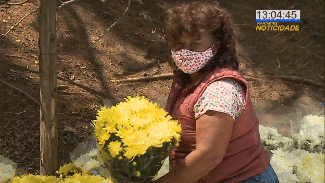 Comércio de flores se movimenta para o Dia de Finados