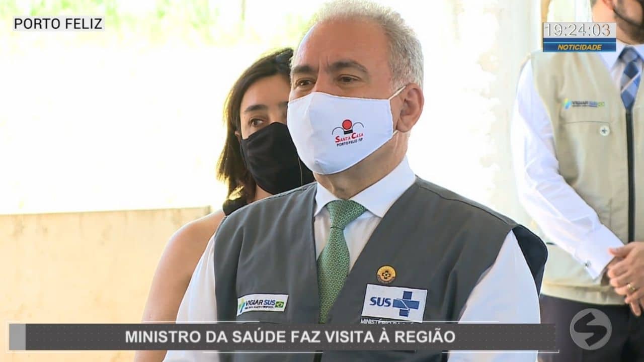 Ministro da Saúde visita Porto Feliz e Sorocaba