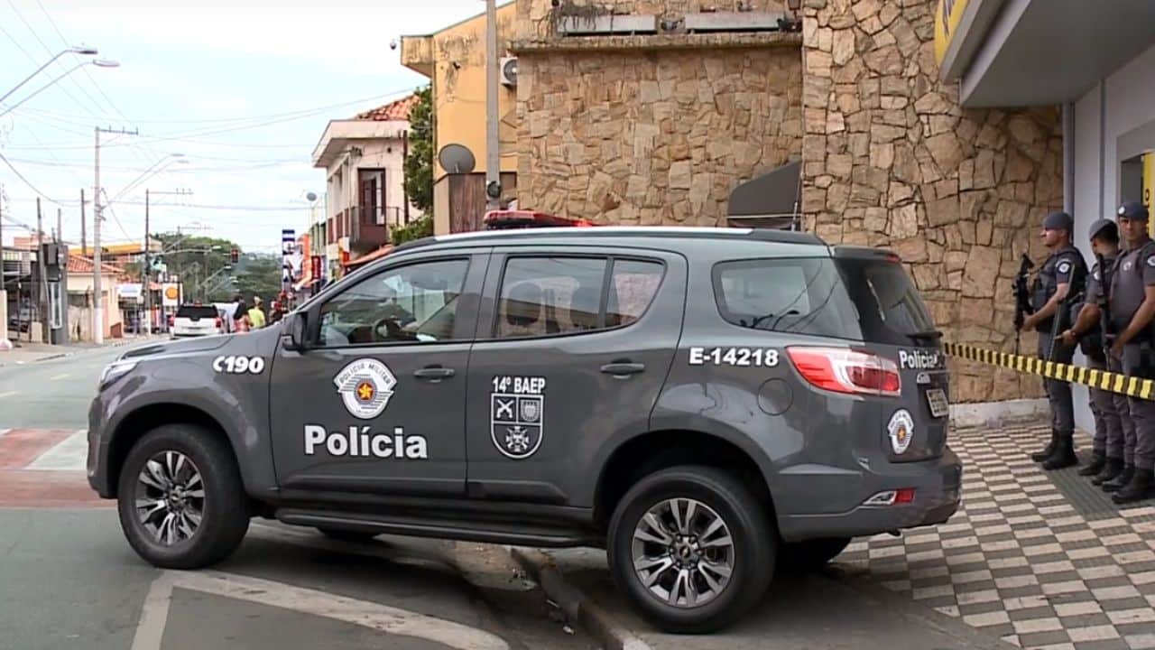 Cinco homens são presos em tentativa de assalto a banco em Iperó