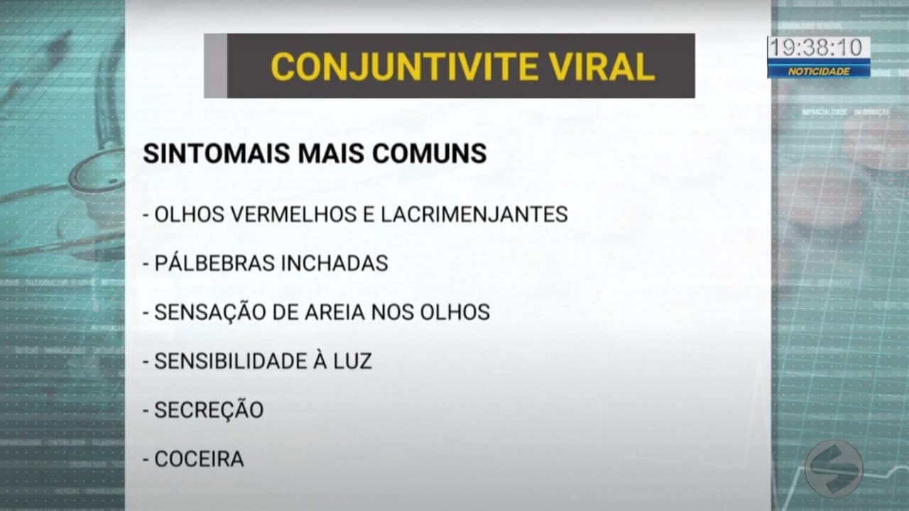 Casos de conjuntivite crescem no verão