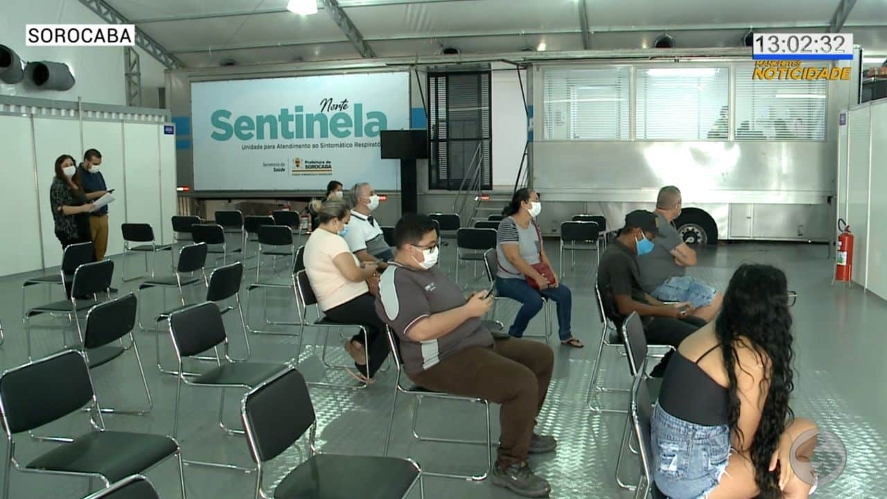 Duas megacarretas serão usadas para atendimento de síndromes gripais em Sorocaba