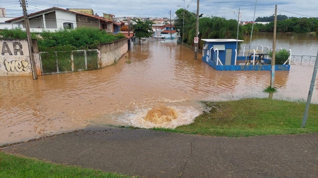 Forte chuva em Sorocaba na madrugada de sábado