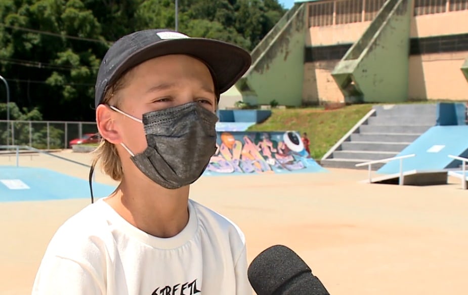 Skatista de 9 anos se destaca nas pistas dentro e fora do Brasil