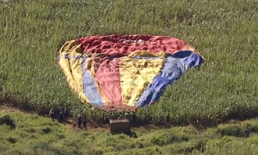 Acidente com balão: piloto presta depoimento