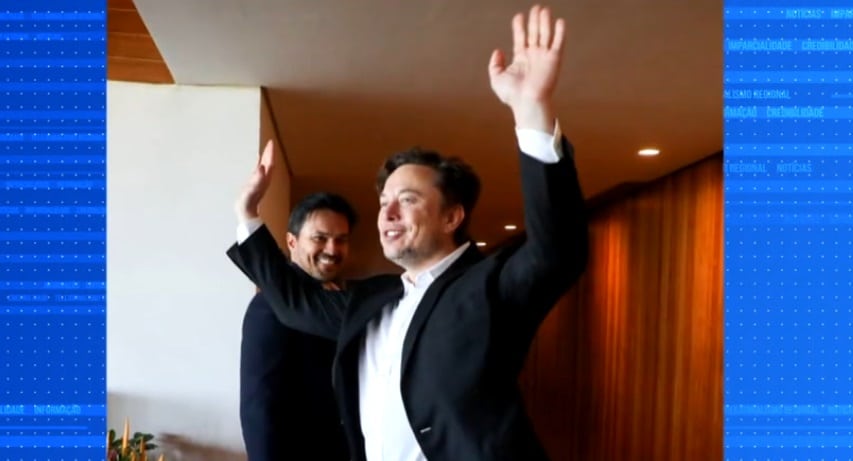 Presidente Jair Bolsonaro e empresário Elon Musk se reúnem em Porto Feliz