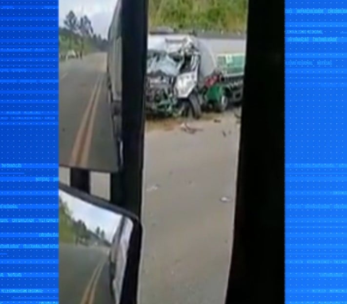 Motorista de caminhão morre após acidente em Pilar do Sul
