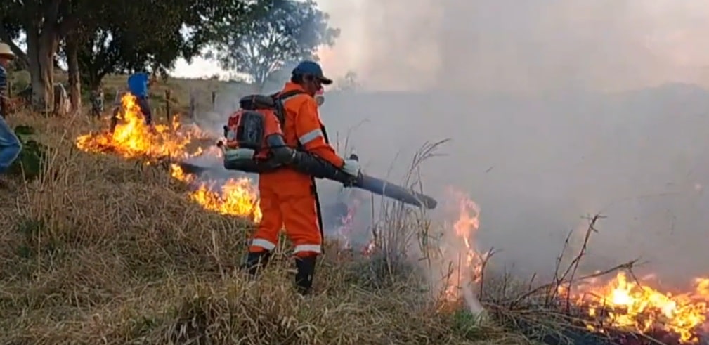 palestra incêndio