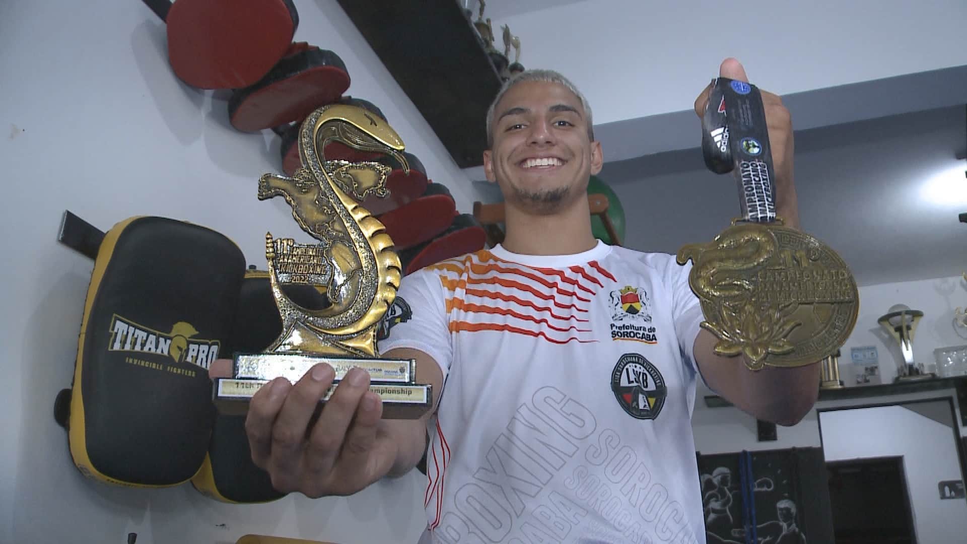 Lutador de Sorocaba é campeão panamericano de Kickboxing
