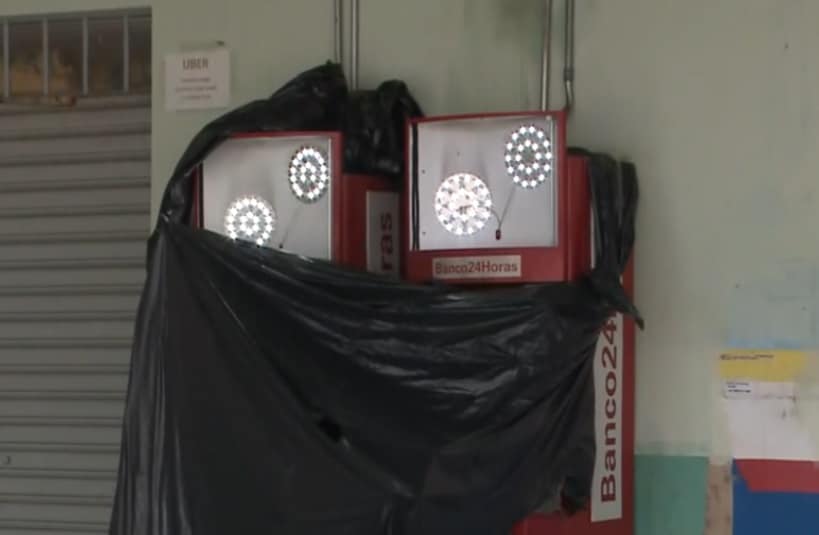 Criminosos tentam explodir caixas eletrônicos de rodoviária de Cesário Lange
