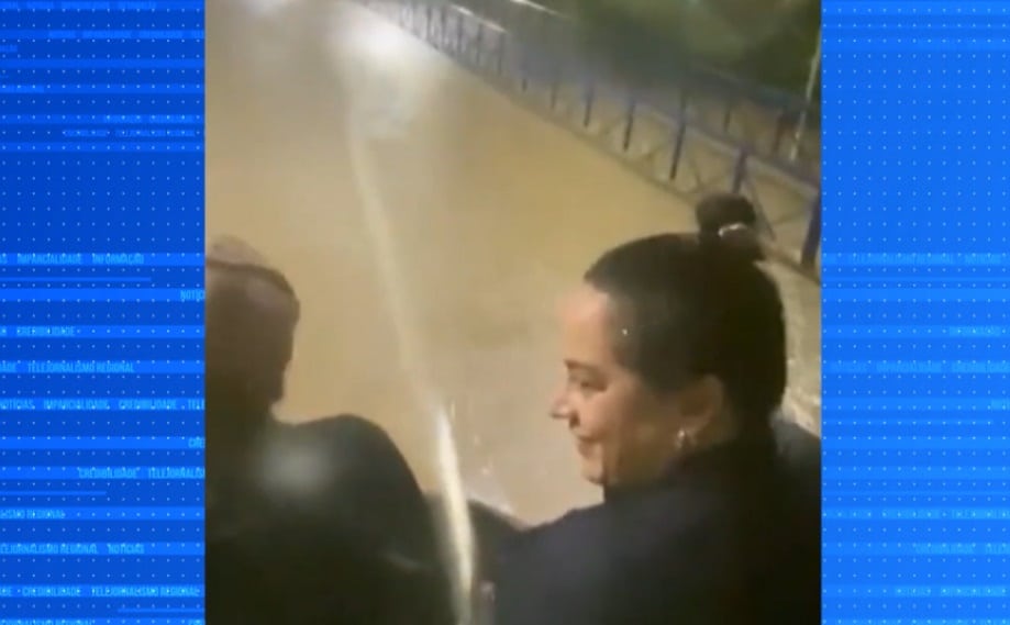 Silvia Abravanel é resgatada durante enchente em Sorocaba