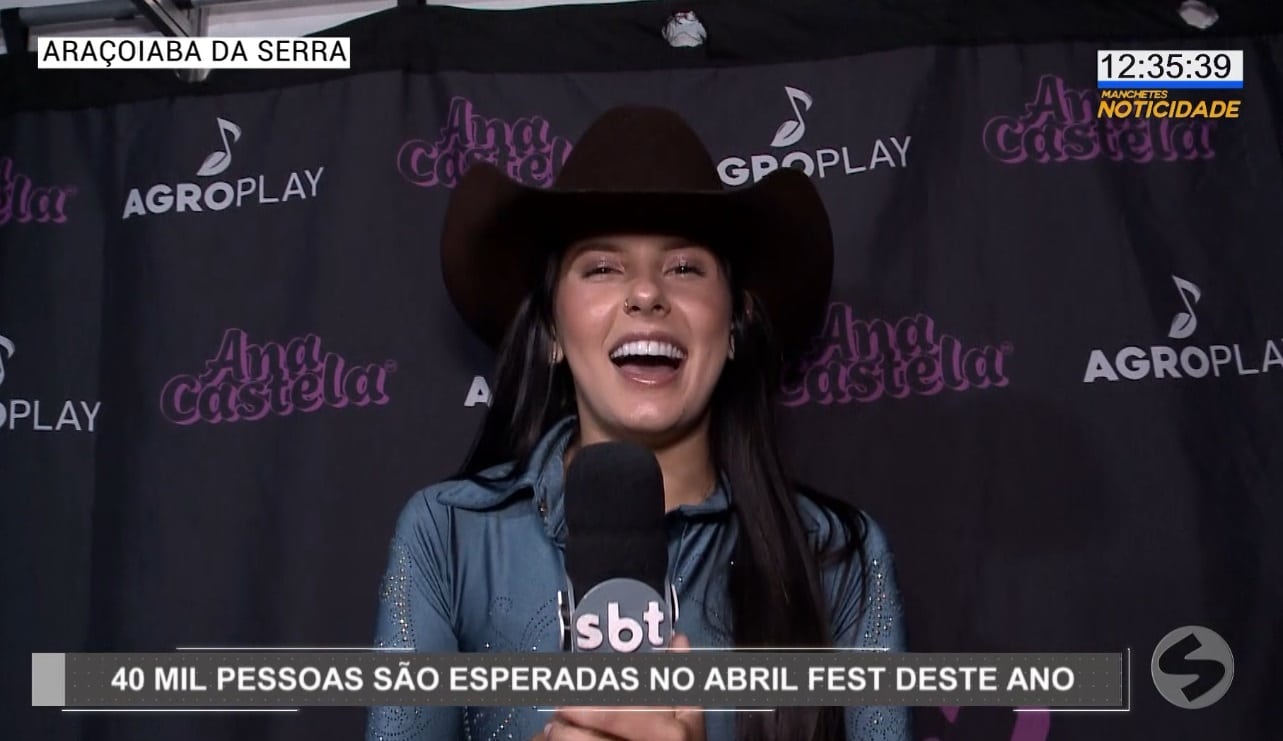 Abertura do Abril Fest 2023 tem Ana Castela em Araçoiaba da Serra