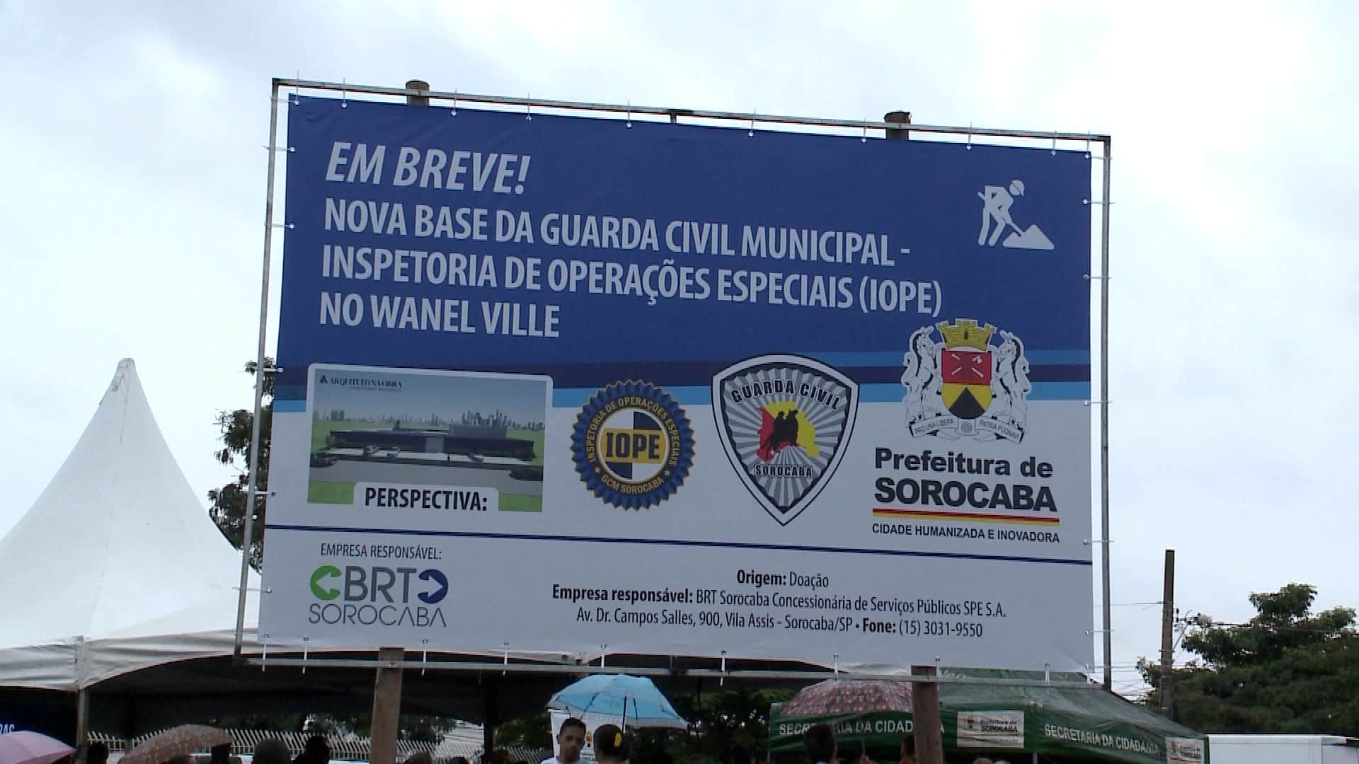 Obras da nova base da GCM são iniciadas no bairro Wannel Ville