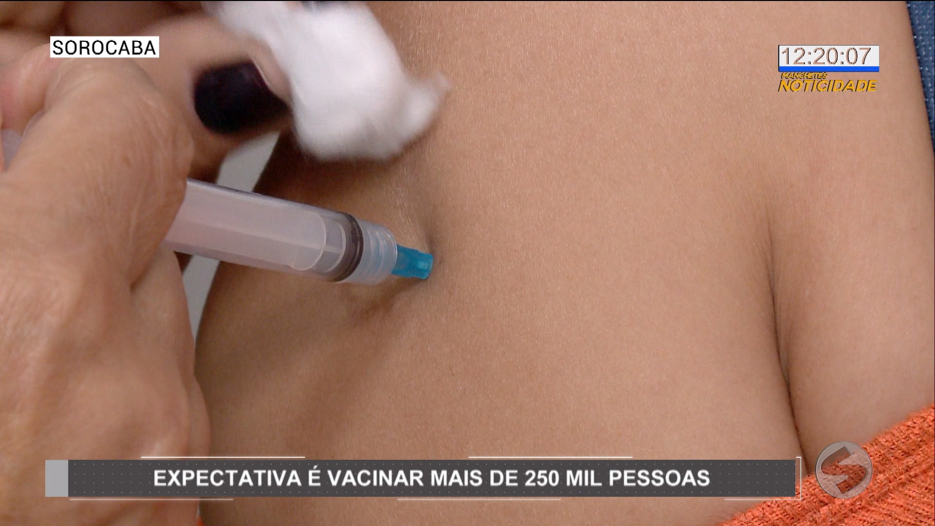 Imunização contra gripe é disponibilizada para pessoas a partir de 6 meses