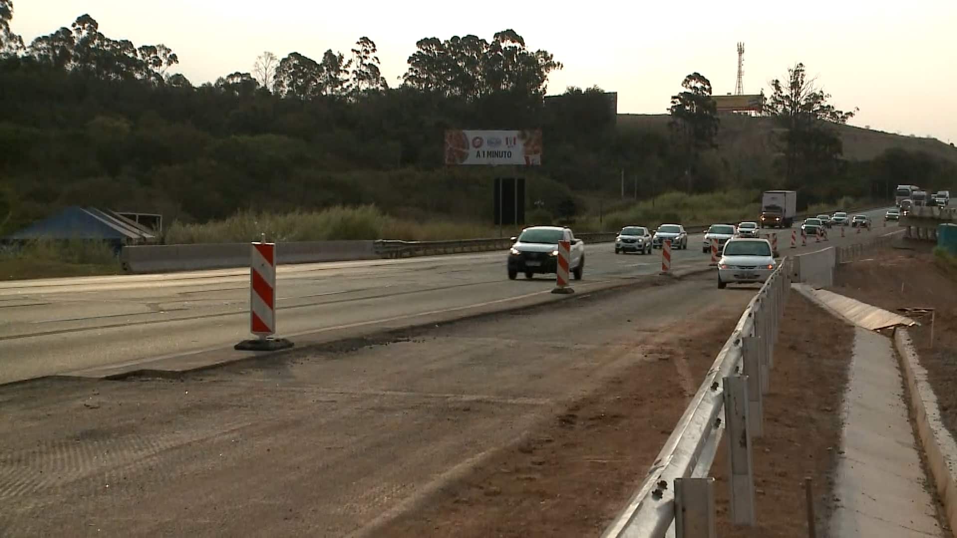 Obras na rodovia Bandeirantes serão concluídas no final de semana