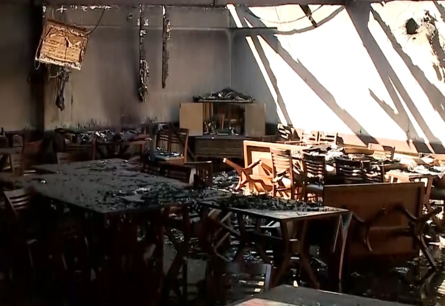 Altar fica intacto durante incêndio em restaurante em Jundiaí